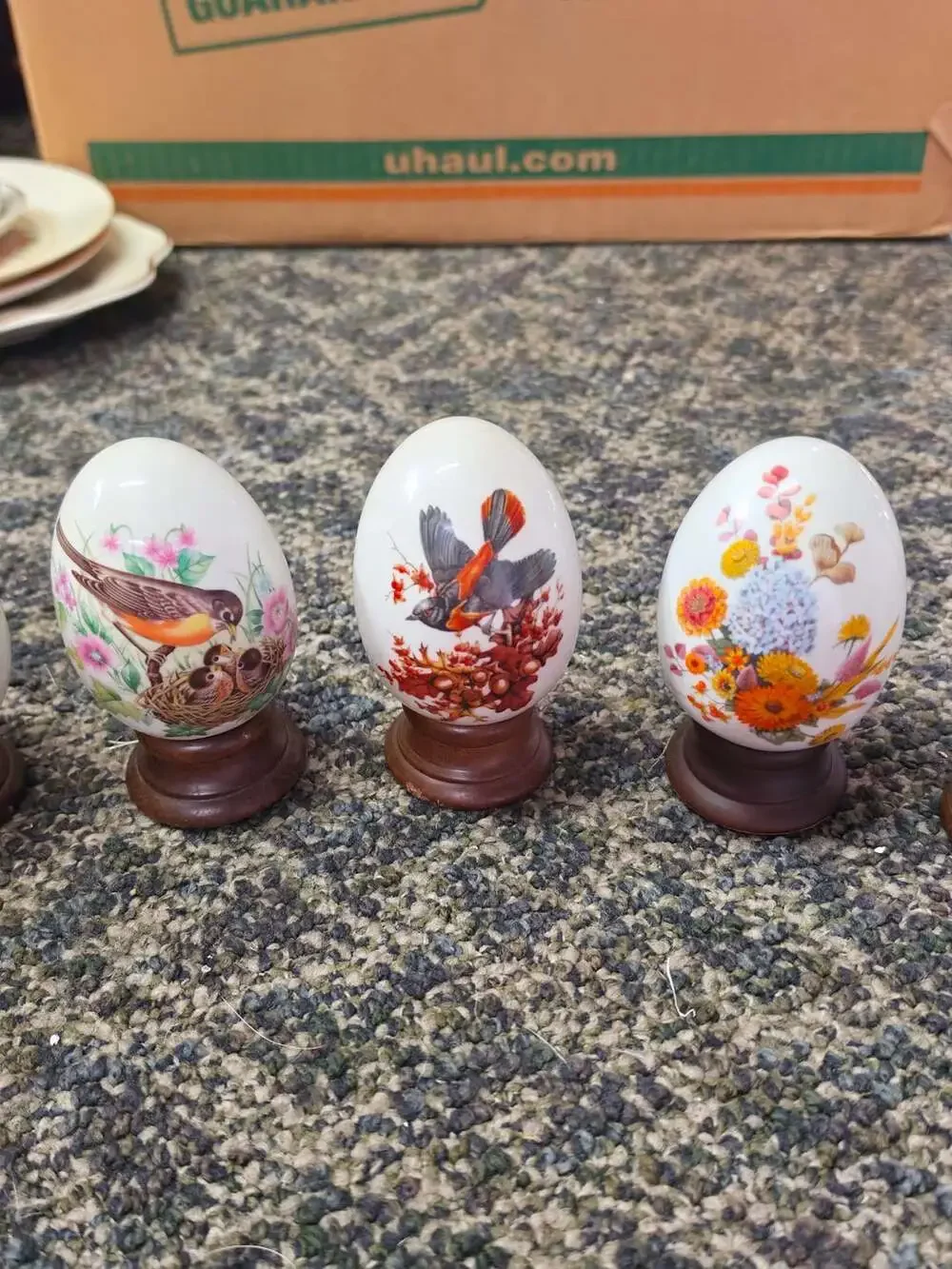 Avon Gifts Of Nature Porcelain Egg Set
